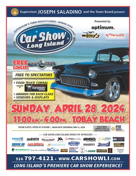Long Island's Largest Car Show Returns to TOBAY Beach Sunday, April 28 ...