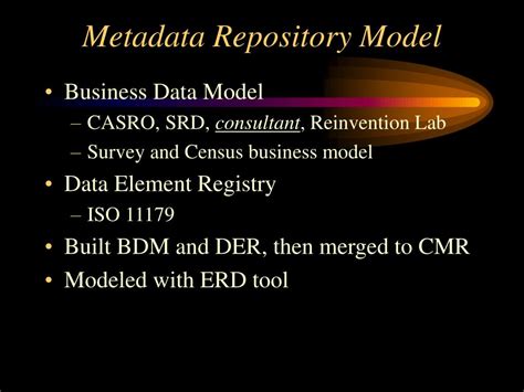 Image result for Metadata Repository Design Tools