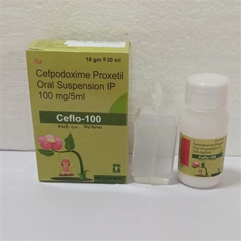 Ceflo-100 Dry Syrup BonHeur Pharmaceuticals Pvt. Ltd