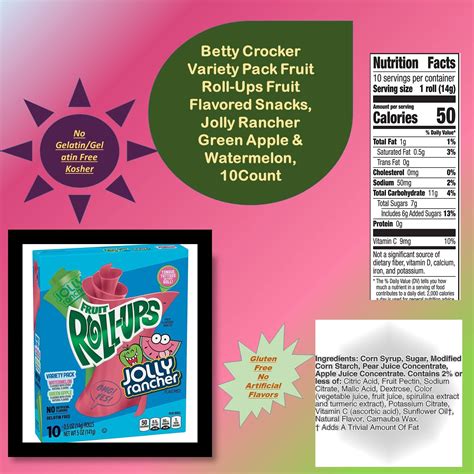 Fruit Snacks Variety Pack 46 pouches | Paw Patrol | Jolly Rancher Roll ...