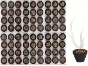 AyodhyaVasi 72 Cups Pure Loban Sambrani Dhoop l Sambrani Cups with l ...
