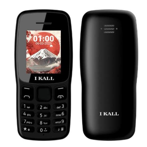 IKALL K100 Keypad Mobile Phone – 1.8” Display, Dual SIM, 32MB RAM, 32MB ...