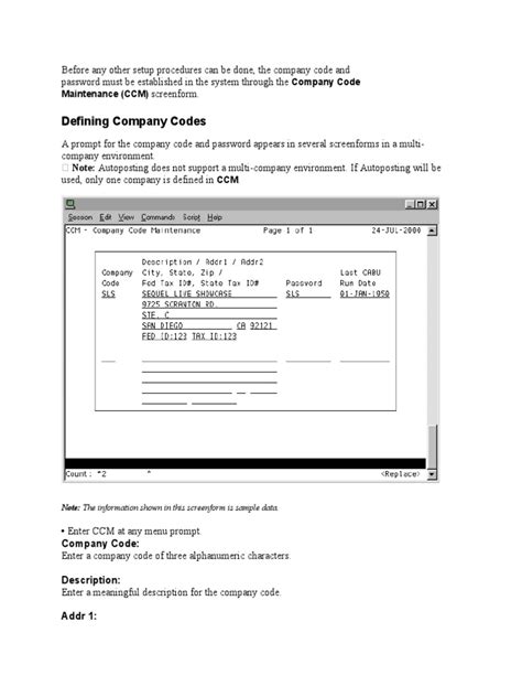 Image result for 5 Digit Organizational Code Example