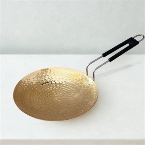 Buy NUTRION Brass Roti Tawa for Cooking | 10 inch (25.4 cm) Teflon-Free ...