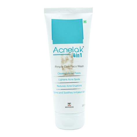 Acnelak 4 in 1 Pimple Care Face Wash 100 ml Price, Uses, Side Effects ...