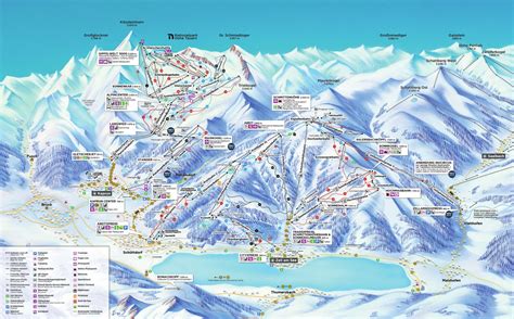 Zell Am See Piste Map | Color 2018