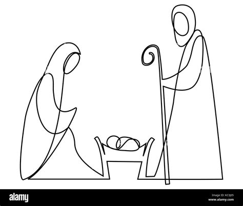 Draw A Nativity