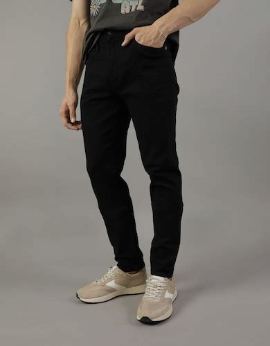 Buy American Eagle Men Black AirFlex+ Athletic Skinny Jean Online ...