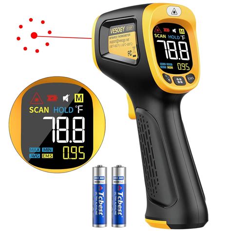 Infrared Thermometer Temperature Gun -58Ã‚°F ~932Ã‚°F, Digital Laser ...