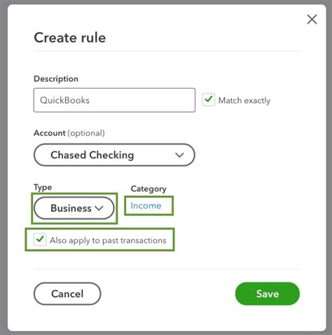 Image result for QuickBooks Desktop Create Rule 2020