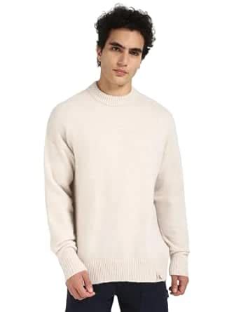 Buy Solid Relaxed Fit Polyester Sweater at Amazon.in