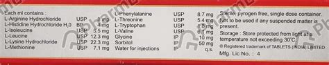 Astymin 3 Ampoule Of 20ml Injection: Uses, Side Effects, Price & Dosage ...