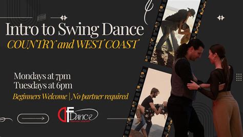 Intro to Swing Dance - Country and West Coast, 2978 State Street, South ...