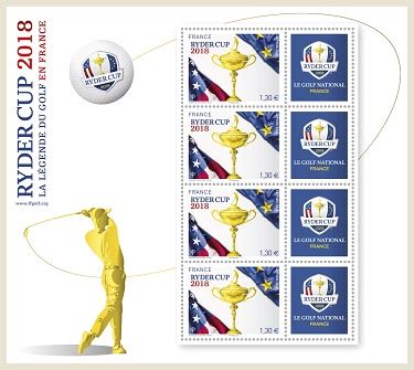 Ryder Cup 2018-Stamps of France – Stamp Digest