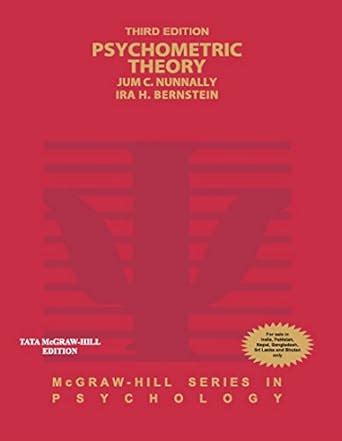 Buy Psychometric Theory Book Online at Low Prices in India ...