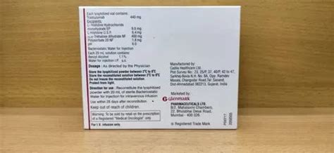 Anti Cancer Injections - Rituxirel 500mg - Rituximab Injections ...