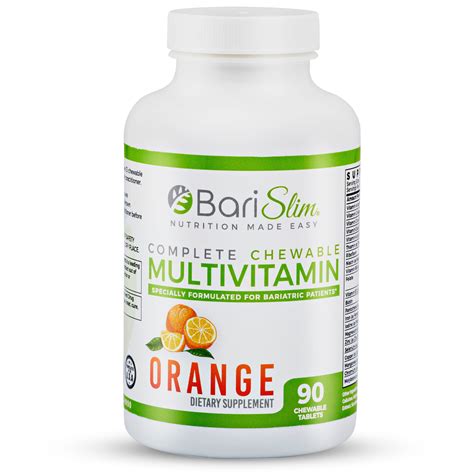Buy BariSlim Complete Chewable Bariatric Multi s - 45 mg of Iron ...