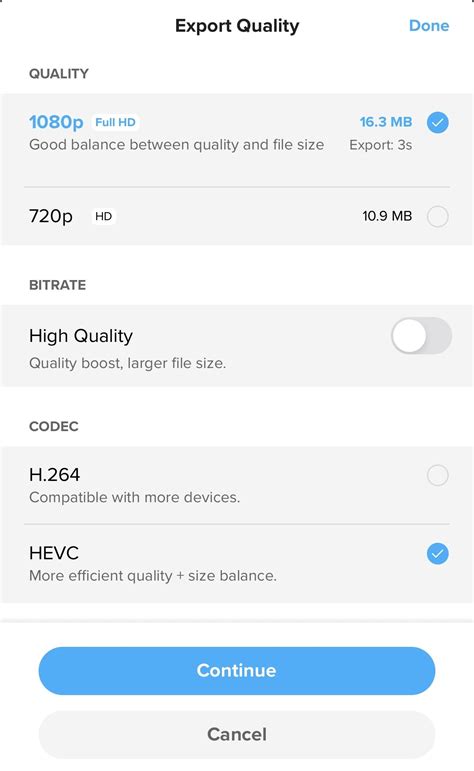 Tutorial GoPro Quik Android 的图像结果