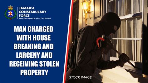 Man charged with House breaking and Larceny and Receiving Stolen ...