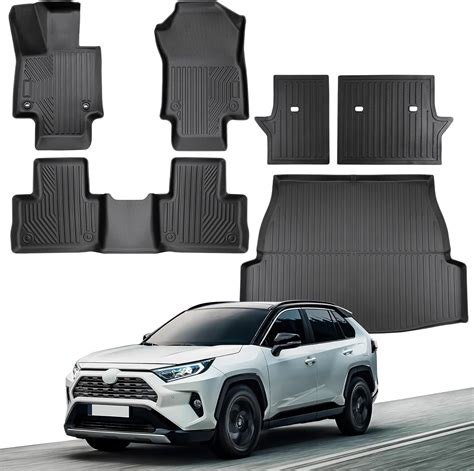 All Weather Floor Mats for Toyota RAV4 2025 2024-2019 (Include Hybrid ...