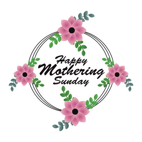 Happy Sunday Clipart Transparent Background, Happy Mothering Sunday ...