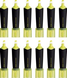 Flipkart.com | uni-ball USP200_YL Uni Promark view Highlighter 5.2mm ...