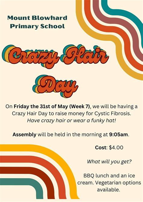 Crazy Hair Day, Mt Blowhard Primary School, Creswick, 31 May 2024 ...