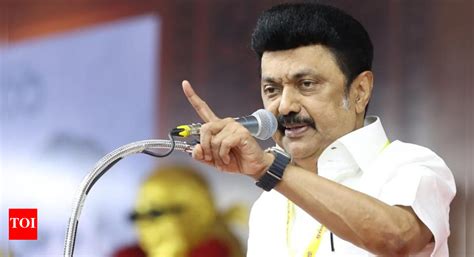 M K Stalin: Uninstall Hindi from Union government offices | Chennai ...