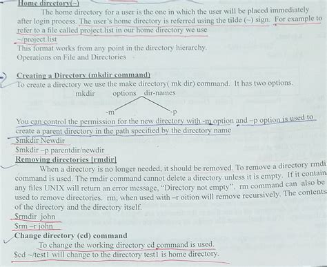 Home Directory - BCA (UNIX and C L language ) - Studocu