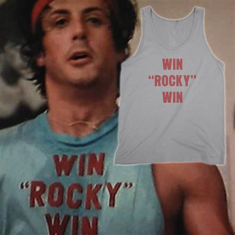 Win Rocky Win Tank Top T-Shirt | Rocky Balboa | Rocky II - Cineattire