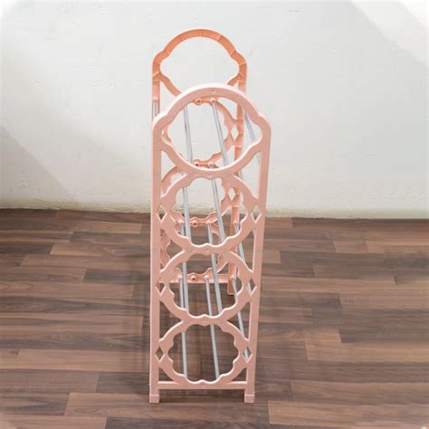 Shoes Storage Shelf, 4 Layer Space‑saving Shoes Show Rack Folding Shoe ...