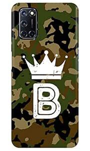 Highbrow Camouflage Pattern Letter Alphabet B for Boys with King Crown ...
