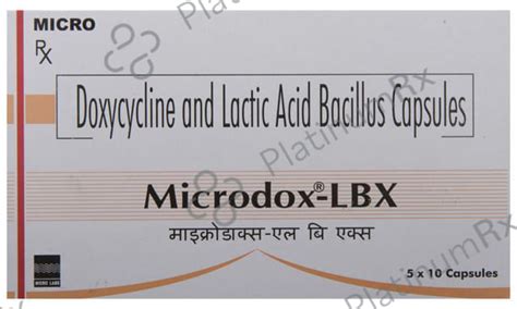 Microdox LBX 100mg/5B Capsule 10s | Uses, Price & Substitutes