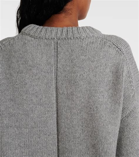 Ophelia wool and cashmere sweater in grey - The Row | Mytheresa