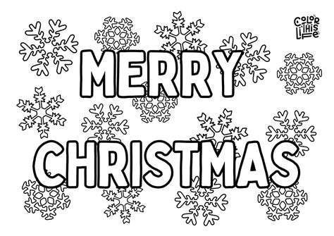 Merry Christmas Coloring Pages (Free Printable)