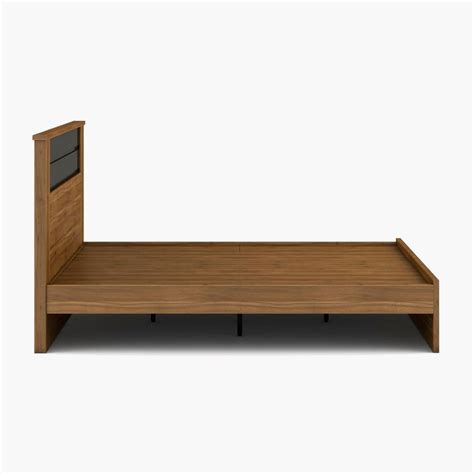 Buy Quadro Cosco Queen Bed - Brown from Home Centre at just INR 62498.0