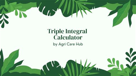 Triple Integral Calculator: Precise Math Tool