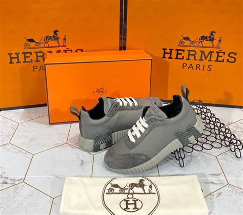 hermes ayakkabi bouncing sneakers gri