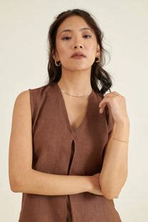Dark wood short dress – endless summer
