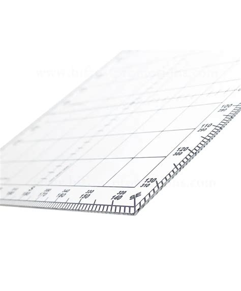 CYA Square Protractor with White Border (CSP-4) – Aviators gear