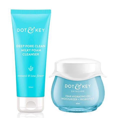 Dot & Key Pore Care Combo | Cleanser 100ml, Gel Moisturizer 60ml ...