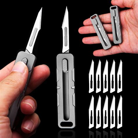Titanium-Alloy-Utility-Knife-Hand-Tool-Gift-Outdoor-Portable-Scalpel ...