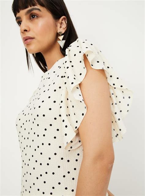 Buy Women Polka Dot Knit Top Online at just Rs. 799.0 - 1000013617468 ...