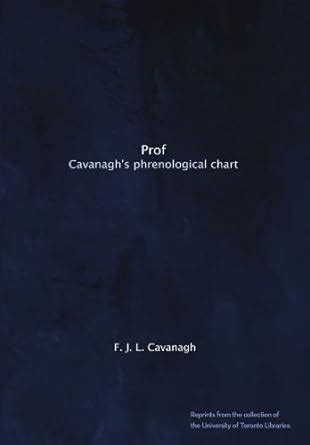 Prof: Cavanagh's phrenological chart : Cavanagh, F. J. L.: Amazon.in: Books