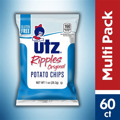 2 pack) 60 ct Vending Services Box 1 oz Utz Ripples | Ubuy India