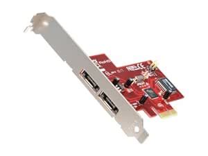 Rosewill RC-219 Silicon Image PCI Express eSata x2 NCQ Non-RAID SATA II ...