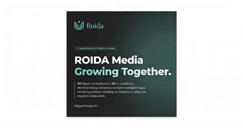 ROIDA Media | Performance Marketing, Media Production & Growth Systems