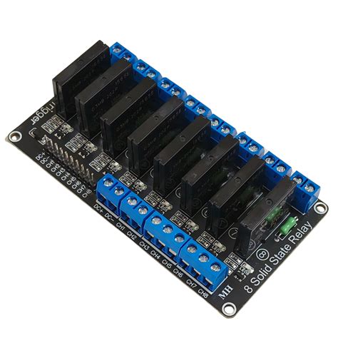 Buy 5V 8 Channel Solid State Relay Module 240V 2A Online – Robocraze