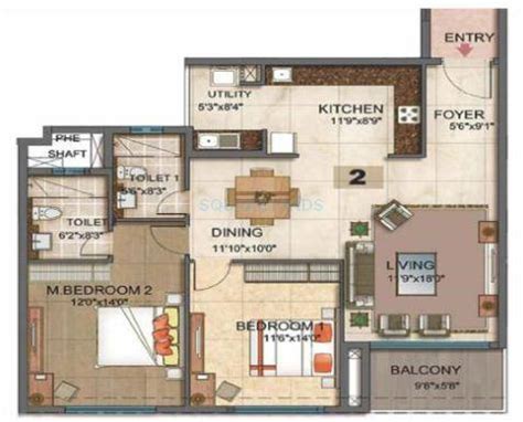 RMZ Azure Floor Plans - Hebbal, Bangalore
