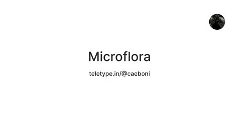 Microflora — Teletype